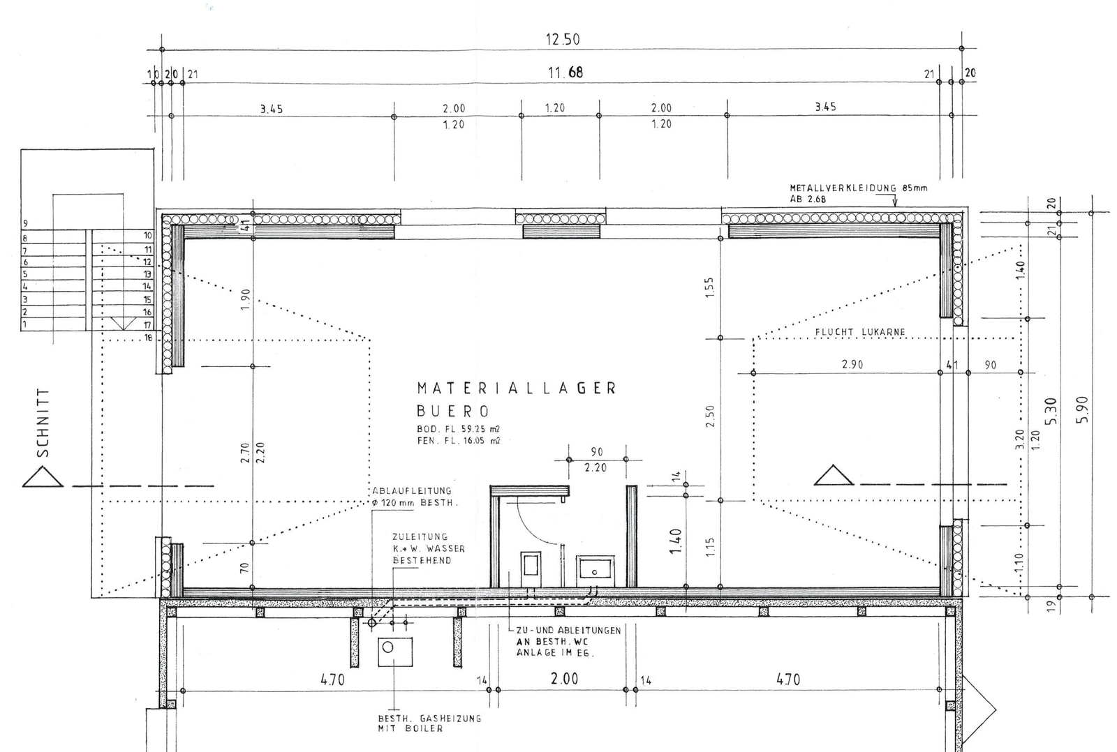 Extension Documentation — 2015: Extension Upper Floor — Drawing Excerpt