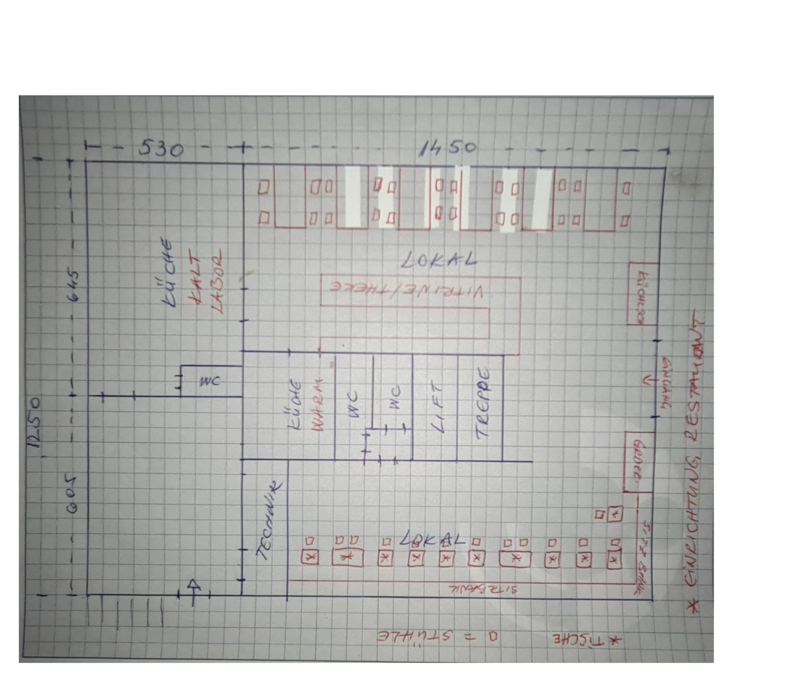 Ground Floor: Client sketch