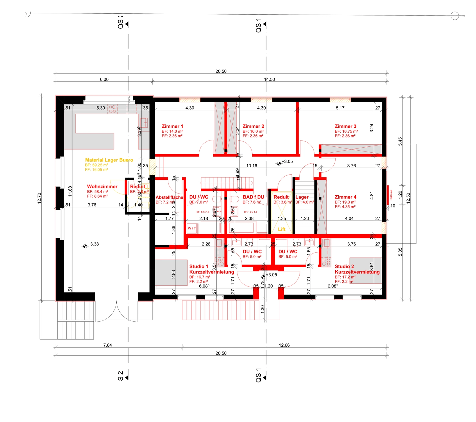 Upper Floor: Final CAD development