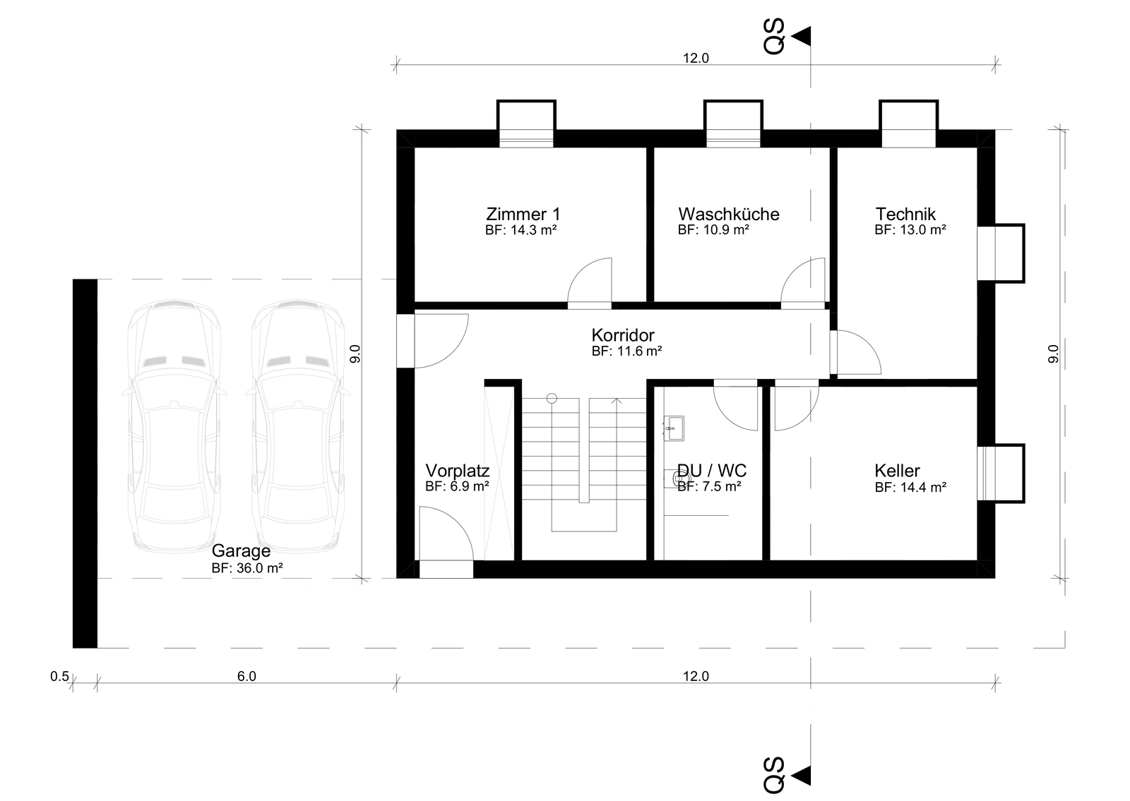 Plan du sous-sol