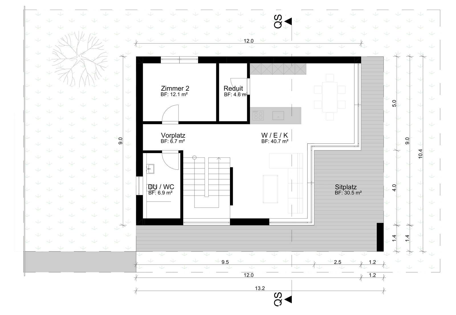 Plan du rez-de-chaussée