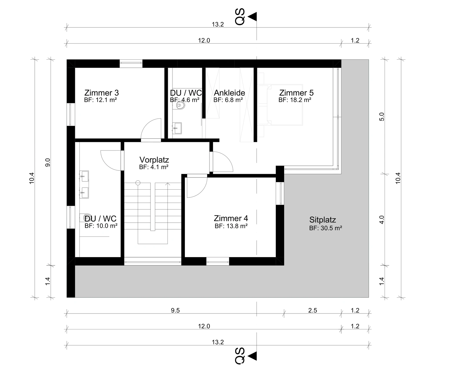 Plan de l’étage