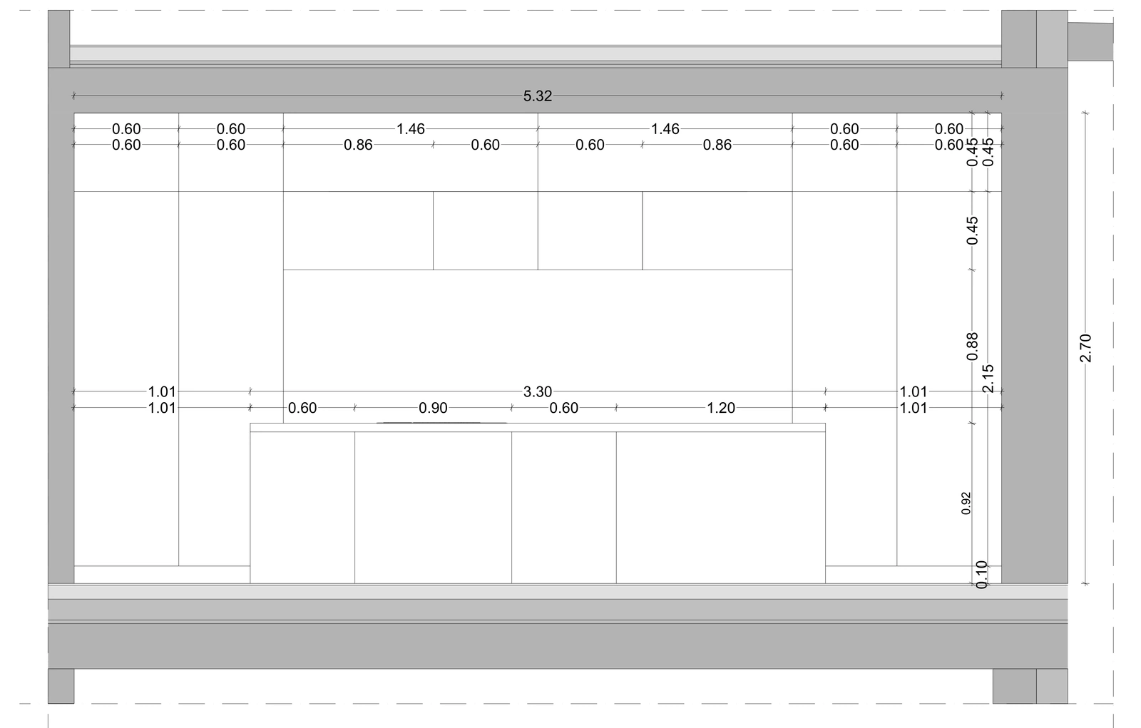Kitchen — Interior Elevation A